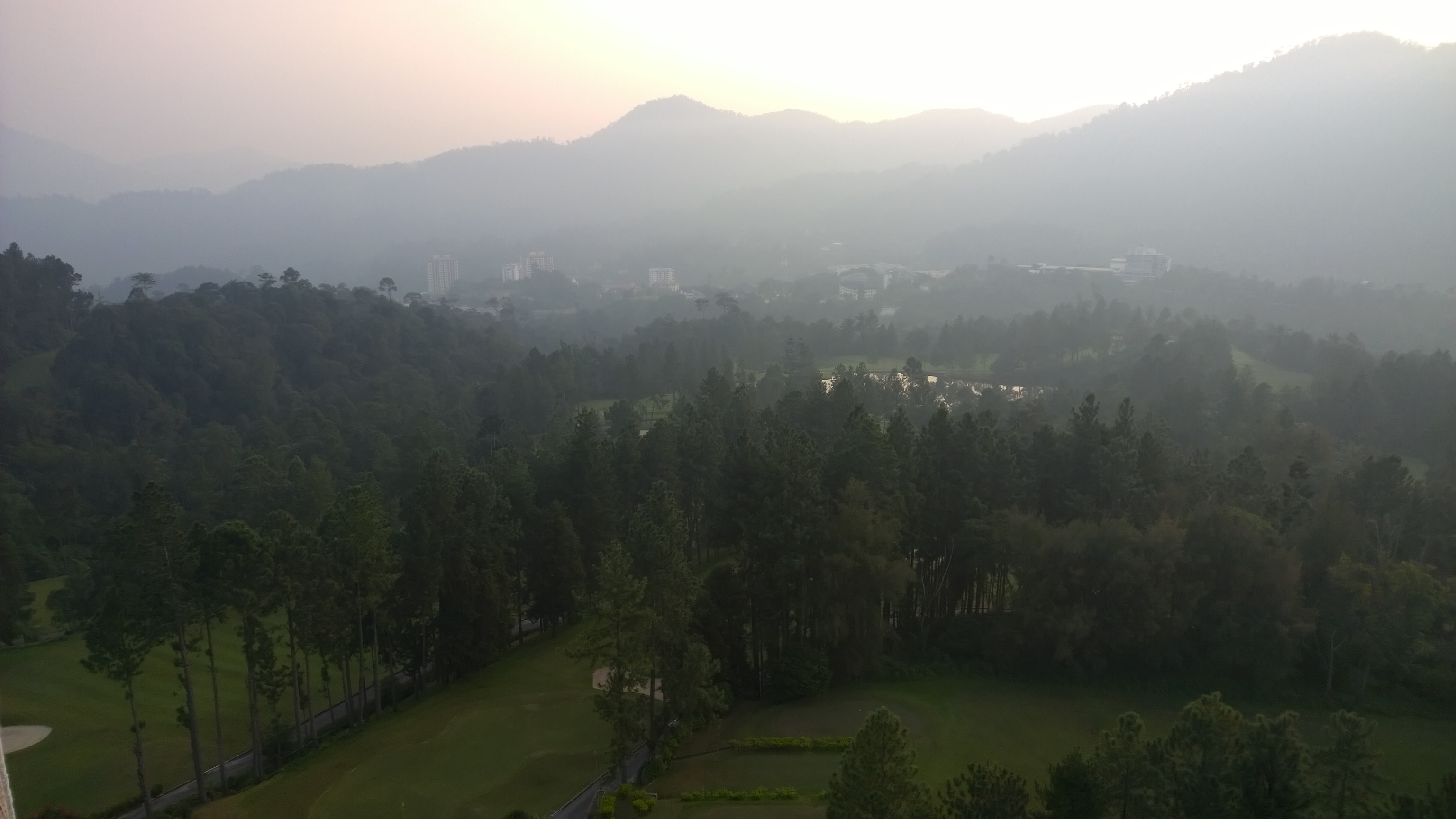 Dämmerung in den Genting Highlands