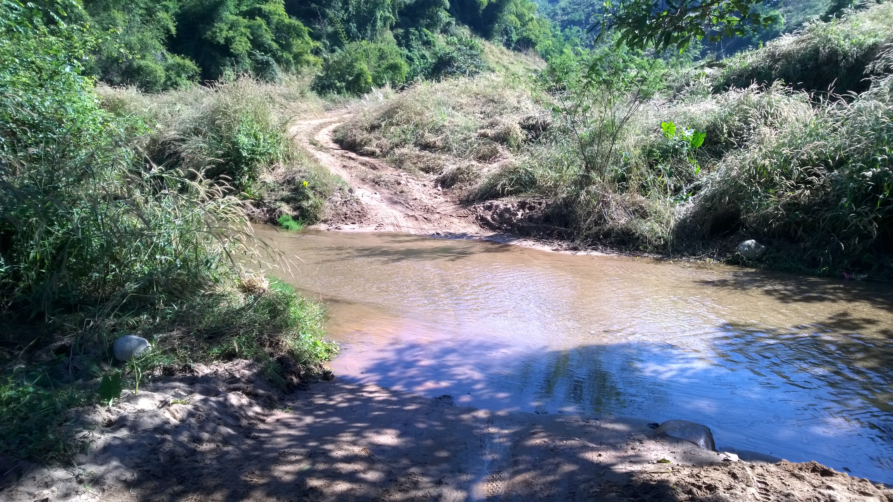 Wasser die zweite, diesmal mit Sand