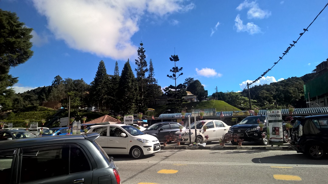 Blauer Himmel um 16:20 Uhr in Tanah Rata ist eher selten...