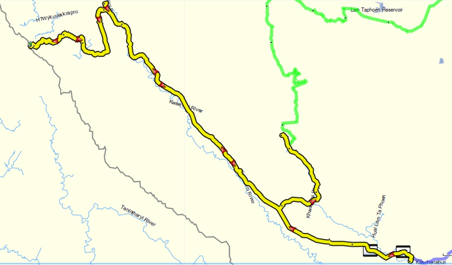 Routenplanung Tag 2