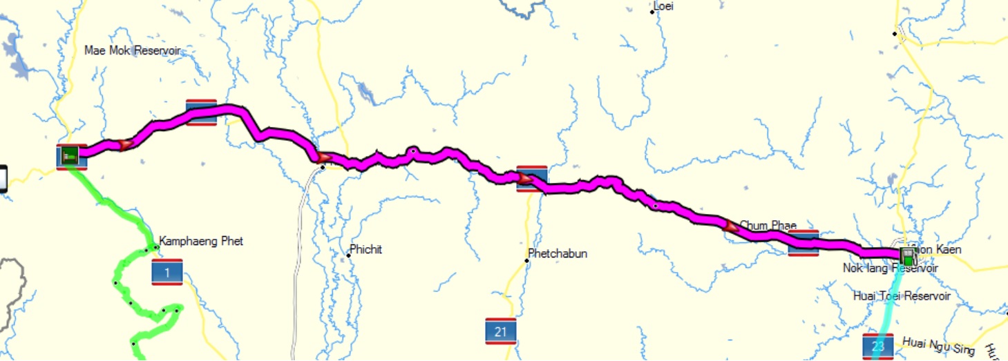 Routenplanung Tag 4